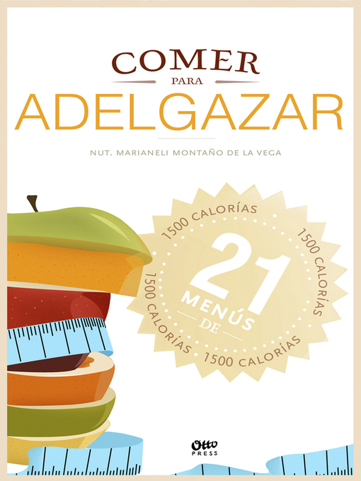 Title details for Comer para adelgazar by Marianeli Montaño de la Vega - Available